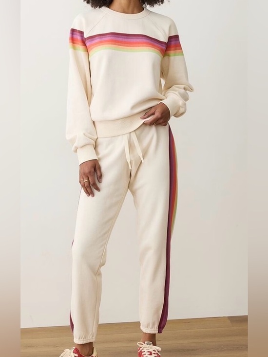 Marine Layer Tops - Anytime Rainbow Stripe Set